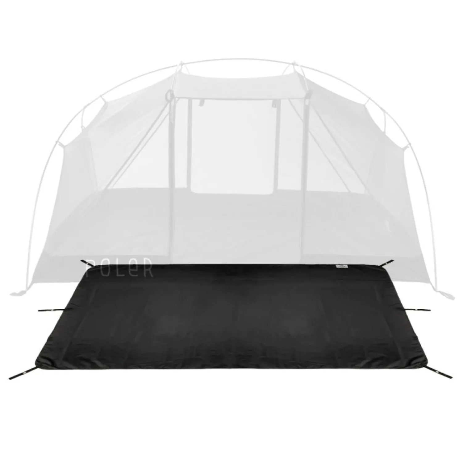 Poler Camp Accessories>2 Man Magical Tent Footprint Black