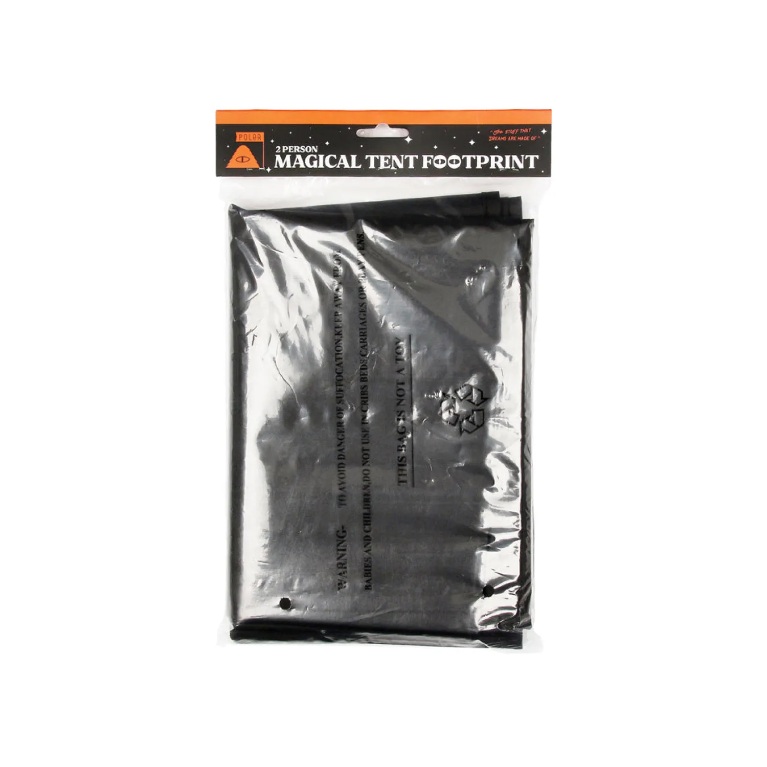 Poler Camp Accessories>2 Man Magical Tent Footprint Black