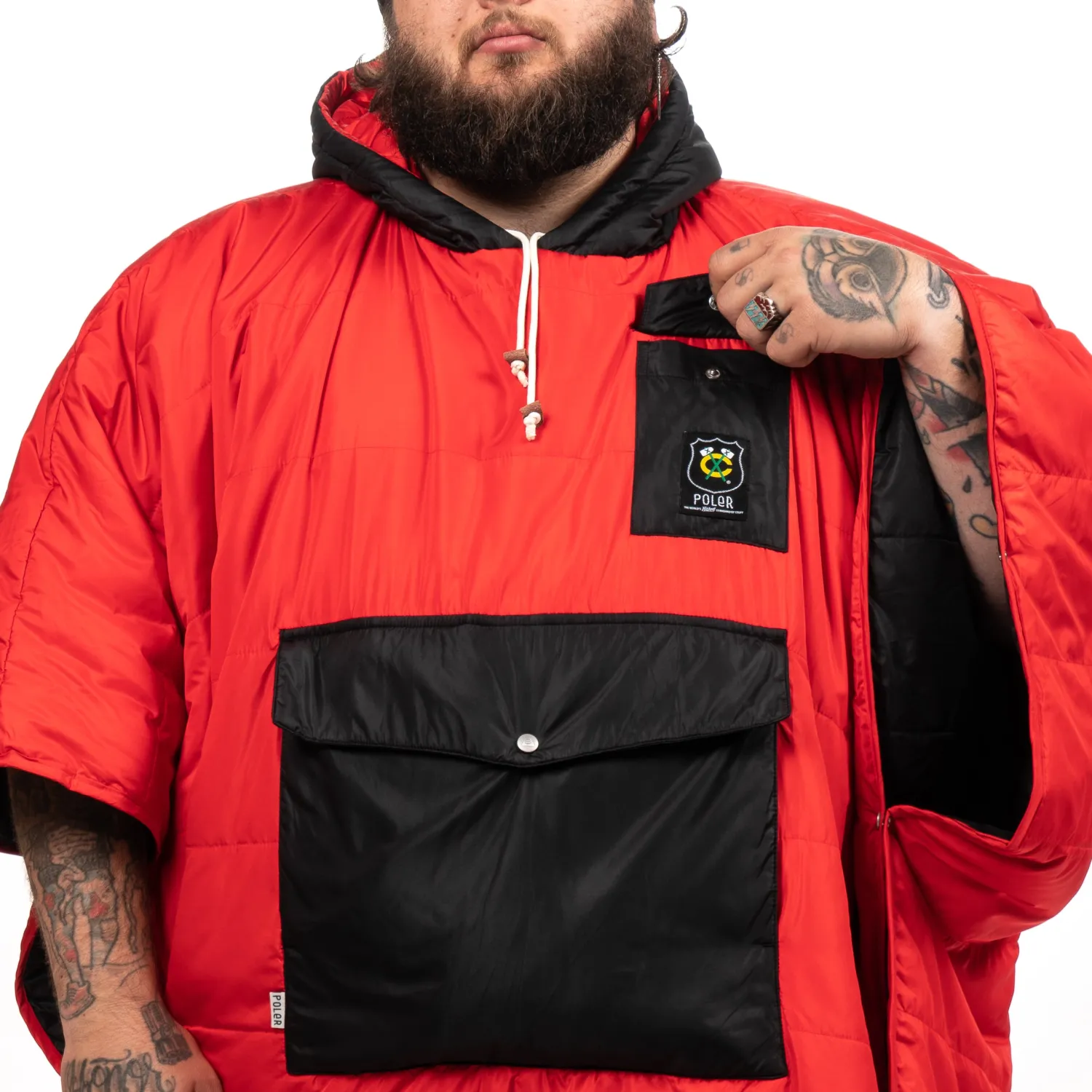 Poler Nhl>Chicago Blackhawks Poncho Assorted Colors