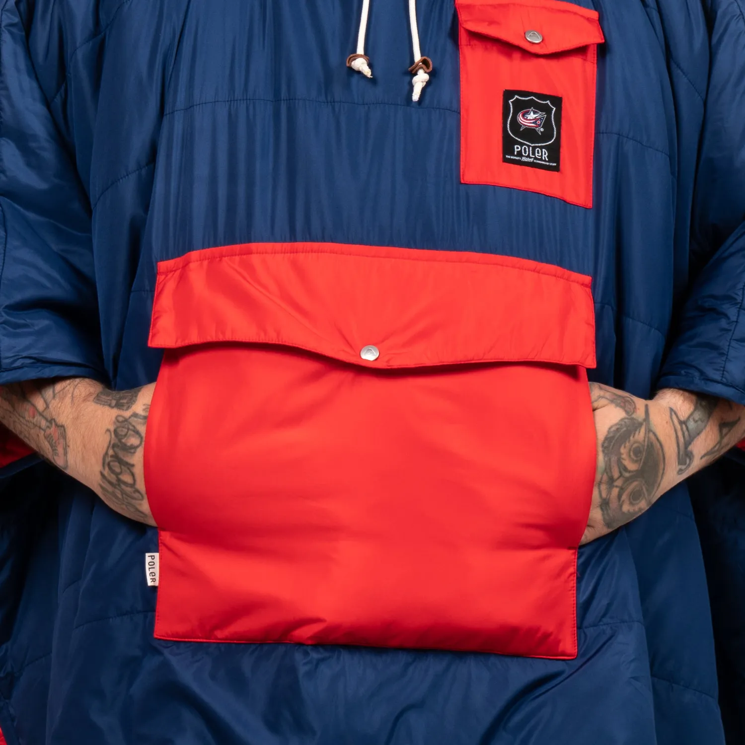 Poler Nhl>Columbus Blue Jackets Poncho Assorted Colors