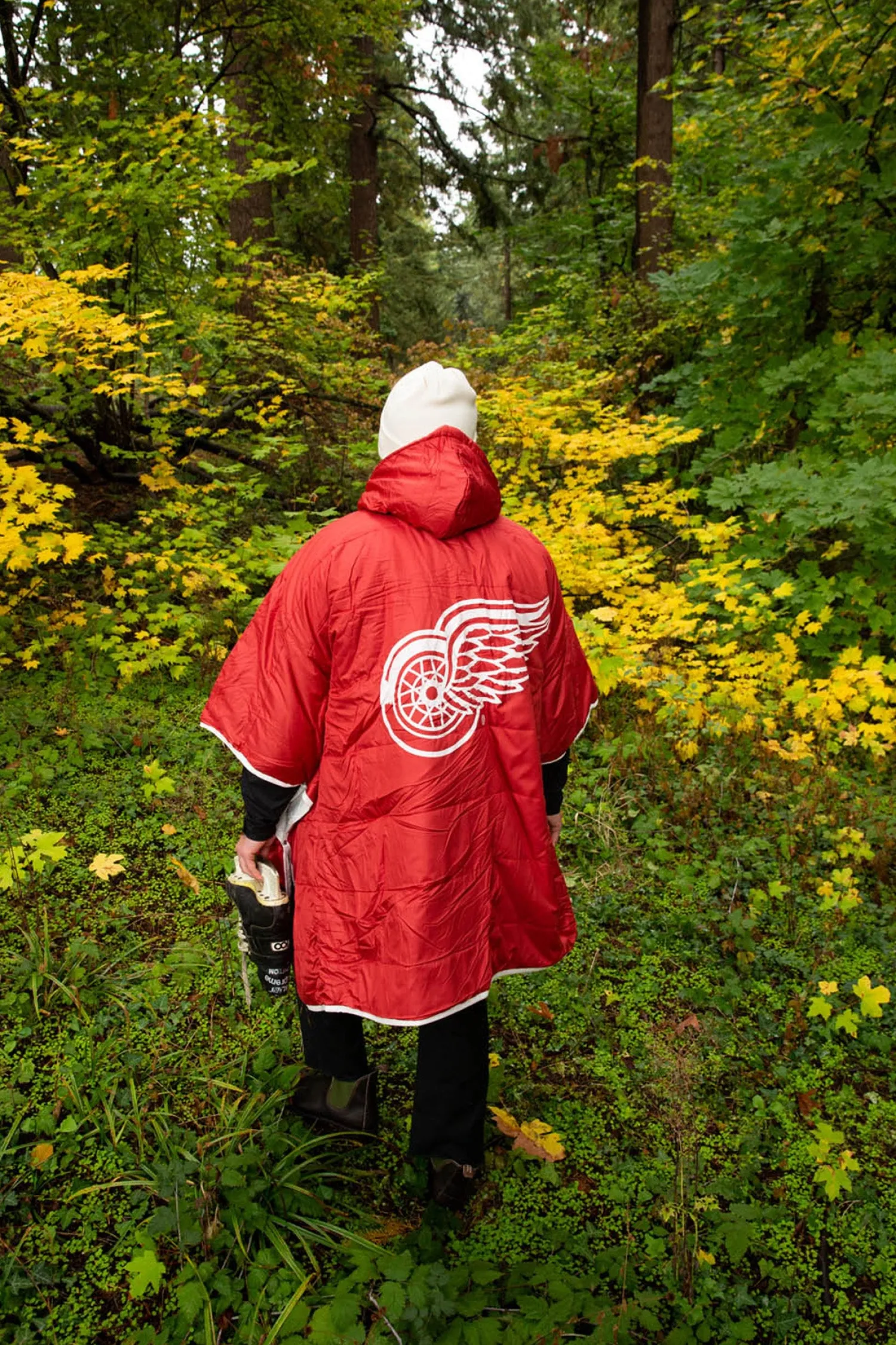 Poler Ponchos>Detroit Red Wings Poncho Redwings