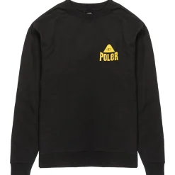 Poler Sweatshirts & Fleece>Fruit Sticker Crew Black