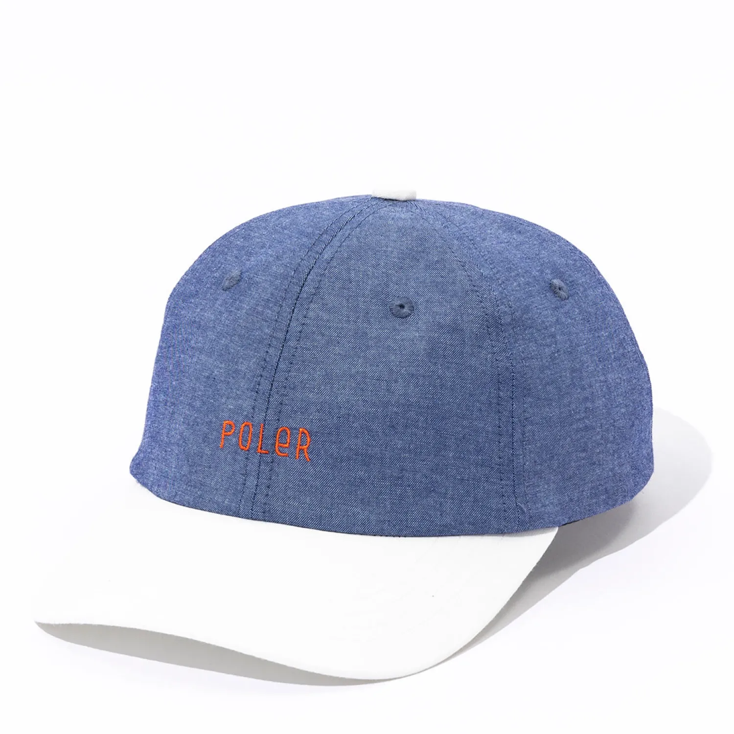 Poler Headwear>Furry Font Chambray Dad Cap