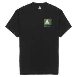 Poler Tee Shirts>Globo Pigeon Tee Staple Black