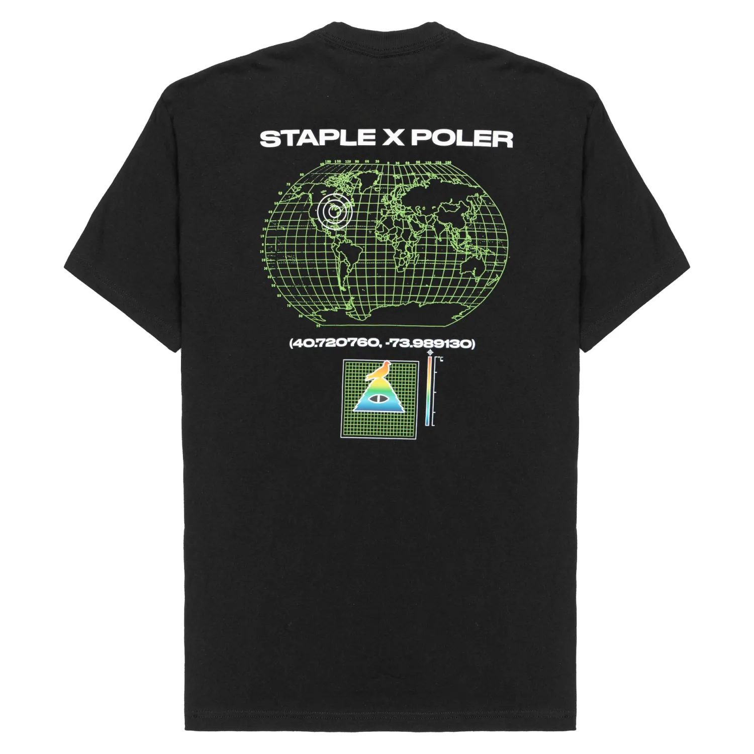 Poler Tee Shirts>Globo Pigeon Tee Staple Black