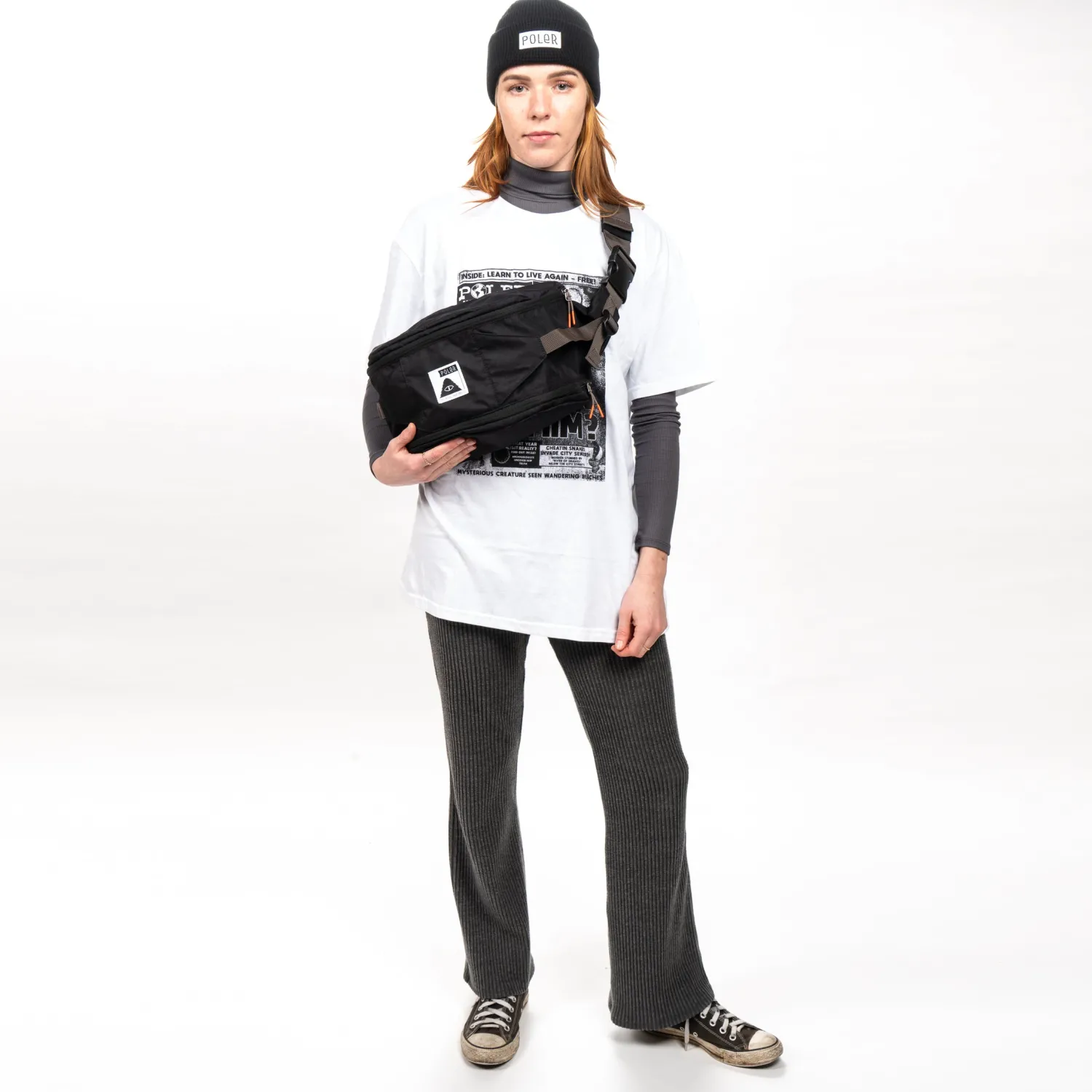 Poler Bags>Hip N Bindle Bag Black