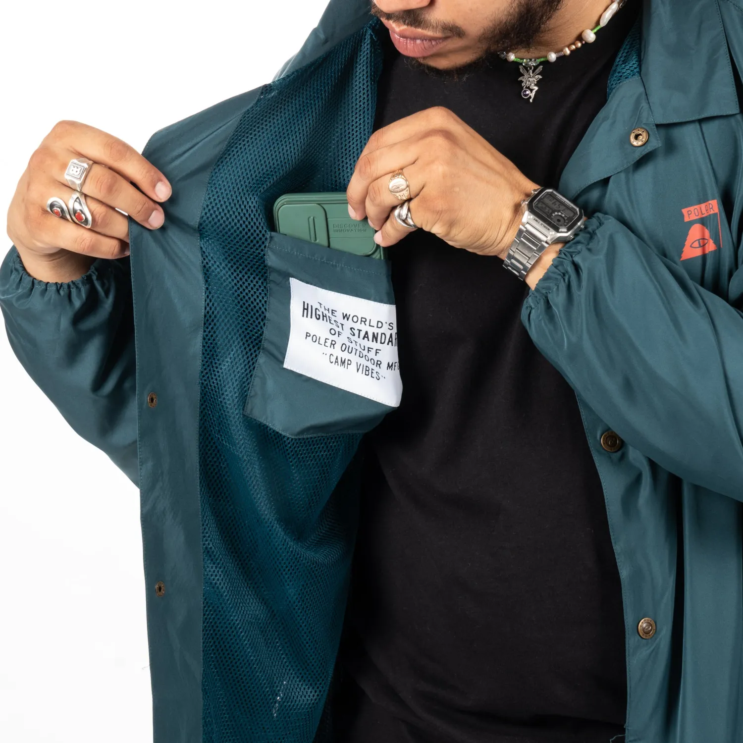 Poler Outerwear>Liftie Coaches Jacket