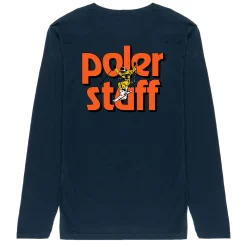 Poler Long Sleeve Tees>Monoski Long Sleeve Midnight Navy