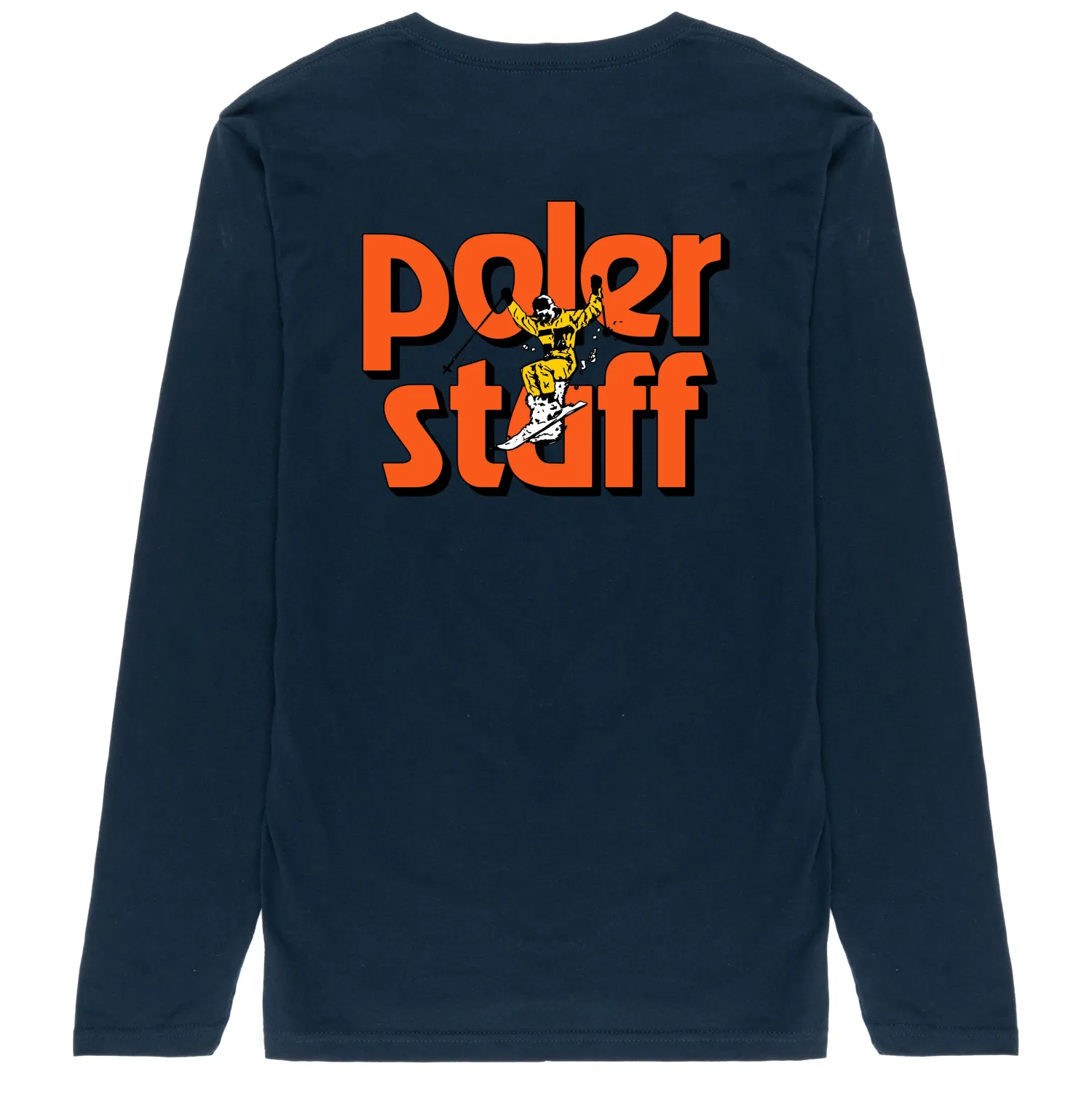 Poler Long Sleeve Tees>Monoski Long Sleeve Midnight Navy