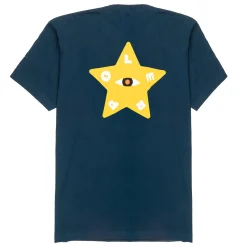 Poler Tee Shirts>North Star Tee Midnight Navy