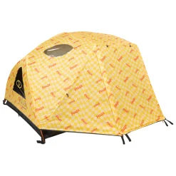 Poler Tents>2-Person Tent Wavy Check Yellow