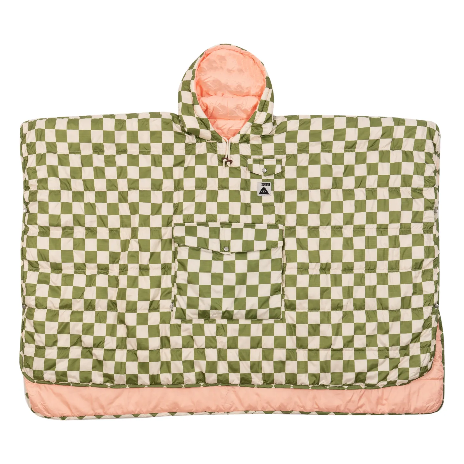 Poler Ponchos>Poncho Checkmate Moss