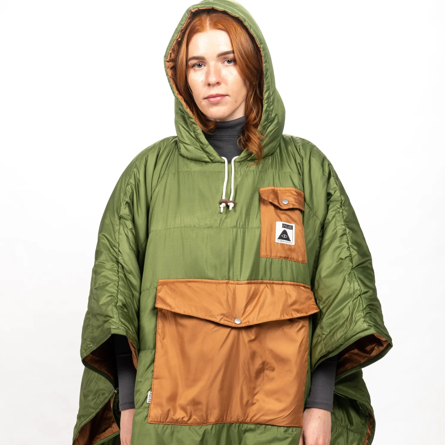 Poler Ponchos>Poncho Marshal Green