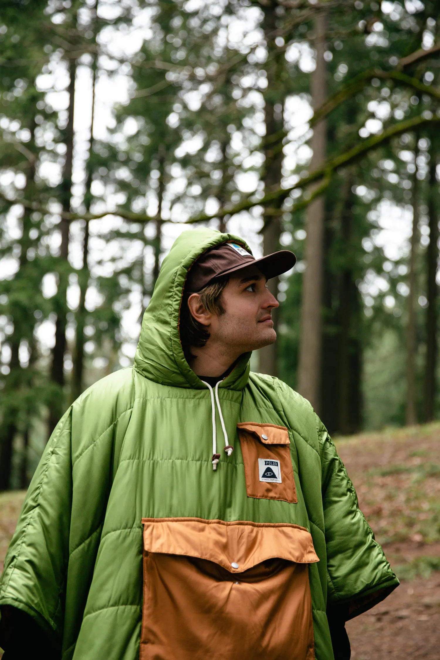Poler Ponchos>Poncho Marshal Green