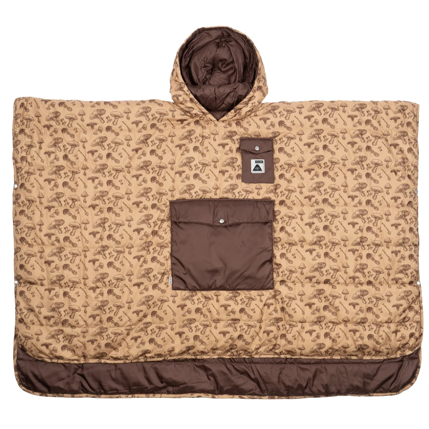 Poler Ponchos>Poncho Goomer Brown