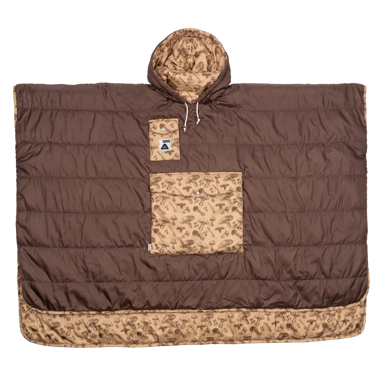 Poler Ponchos>Poncho Goomer Brown
