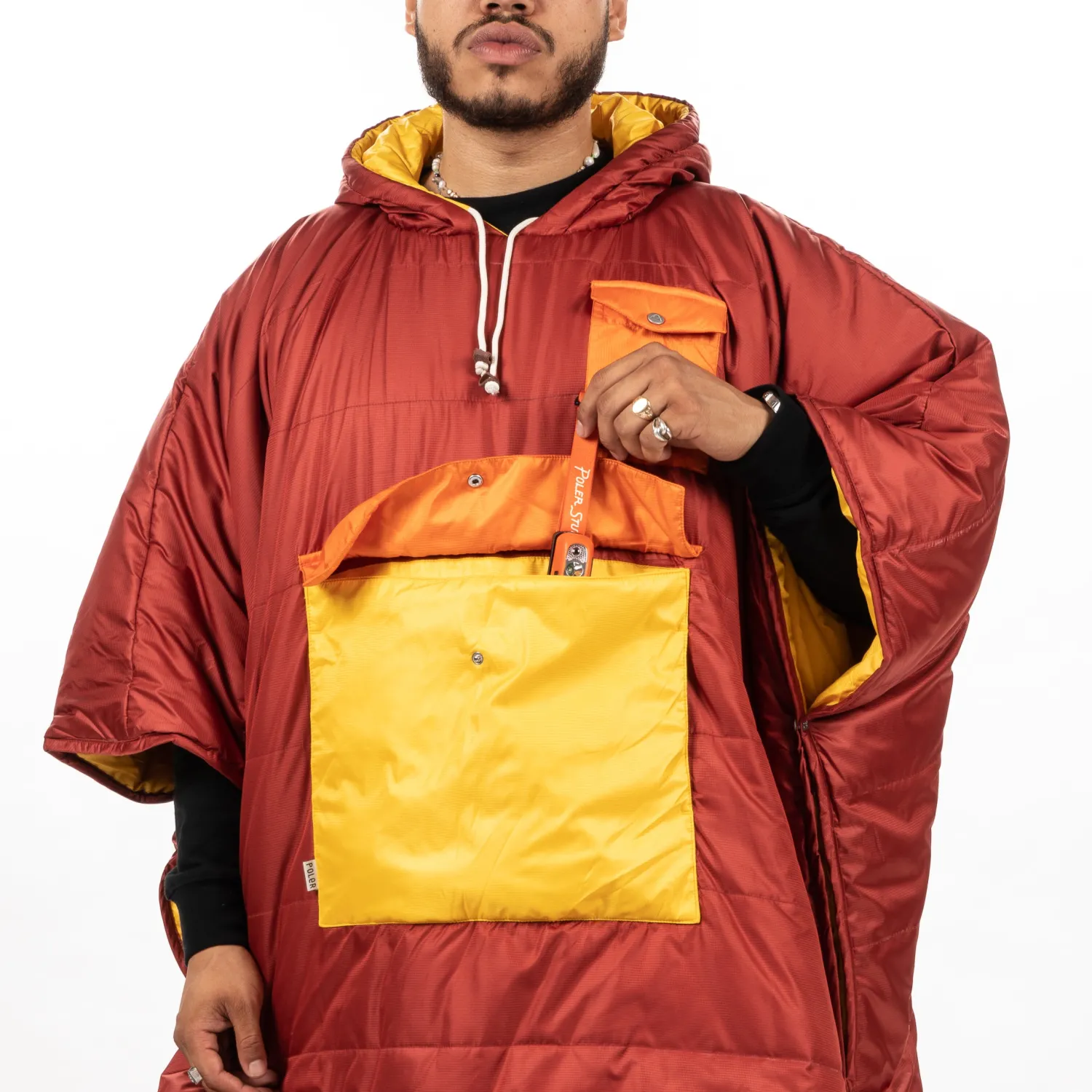 Poler Ponchos>Poncho Sunrise Orange