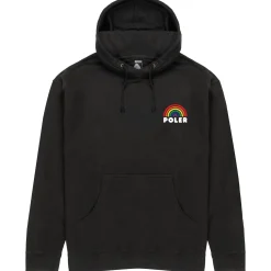 Poler Sweatshirts & Fleece>Rainbow Hoodie Black