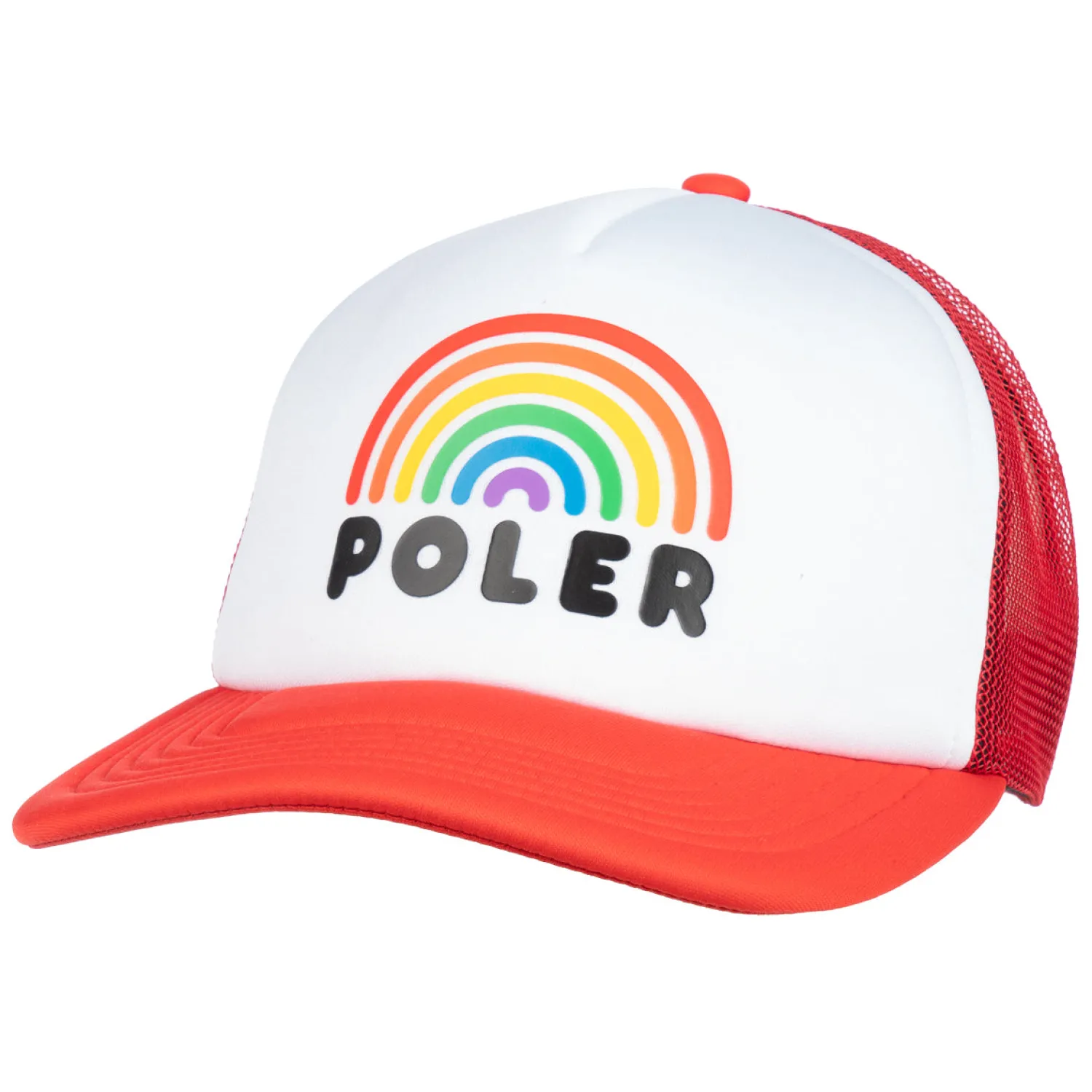 Poler Headwear>Rainbow Trucker Hat