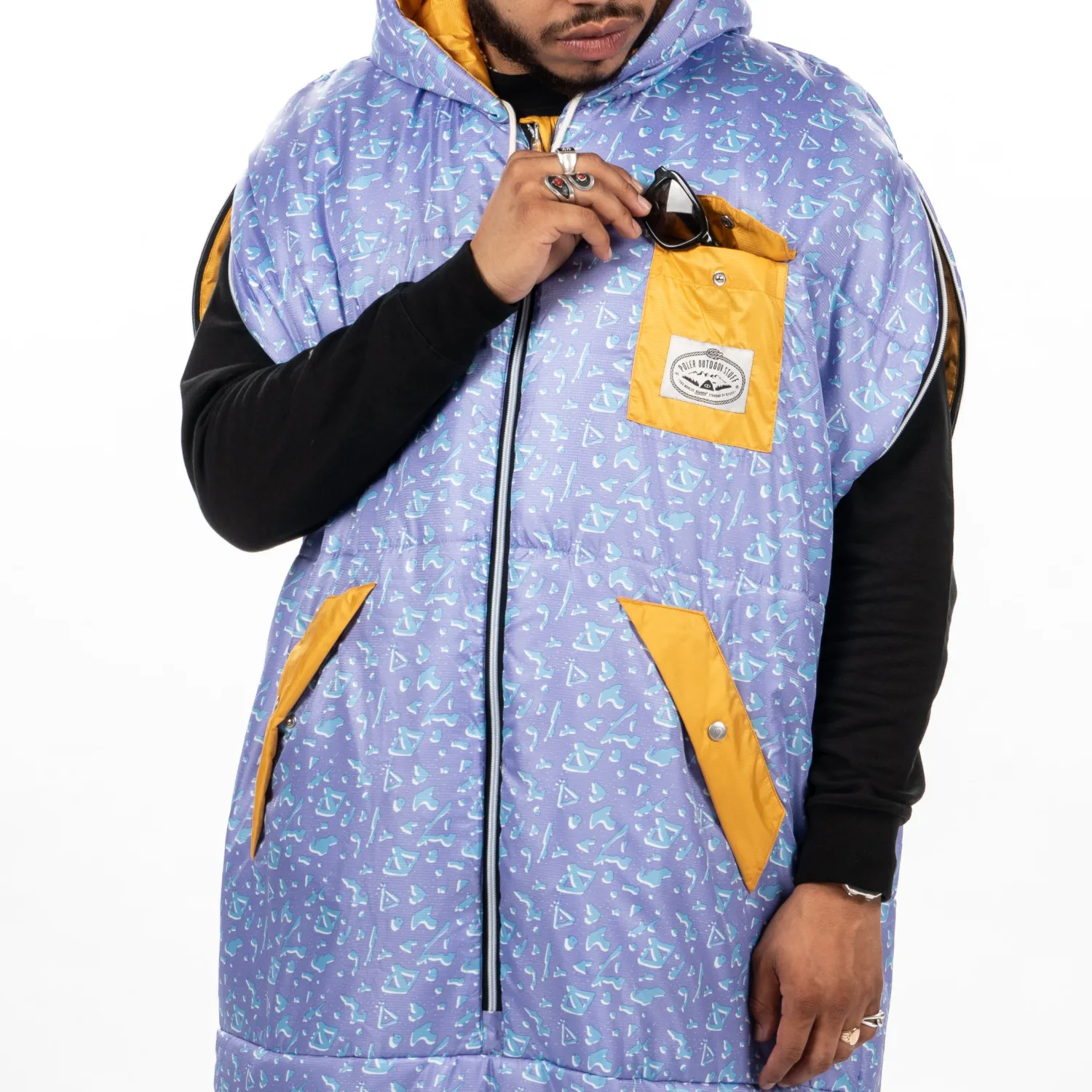 Poler Original Napsack>Reversible Napsack Ski Splatter