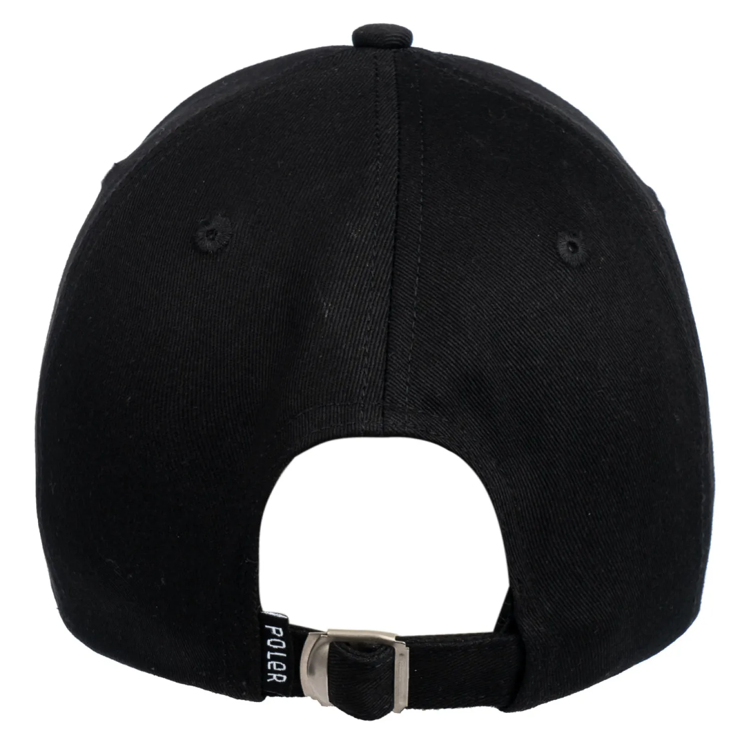 Poler Headwear>Script Dad Hat Black