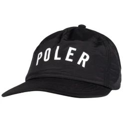 Poler Headwear>State Nylon Hat Black