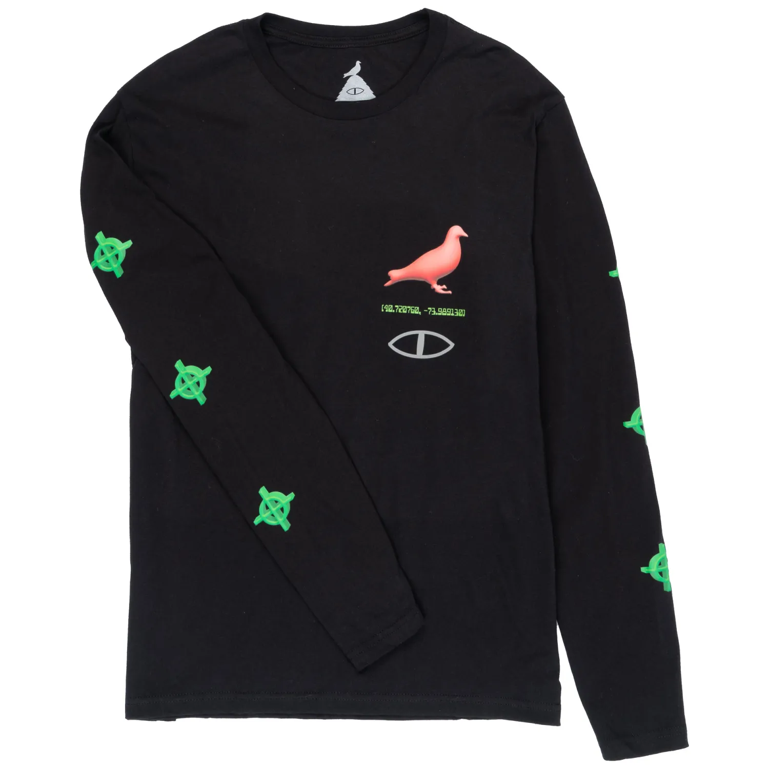 Poler Long Sleeve Tees>Thermo Pigeon Longsleeve Staple Black