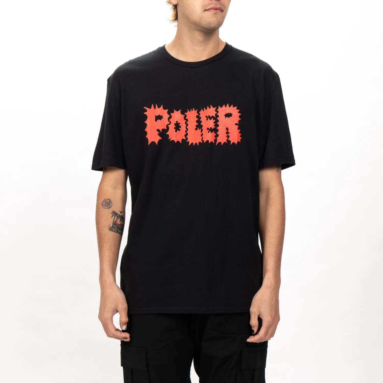 Poler Tee Shirts>Urchin Tee Black