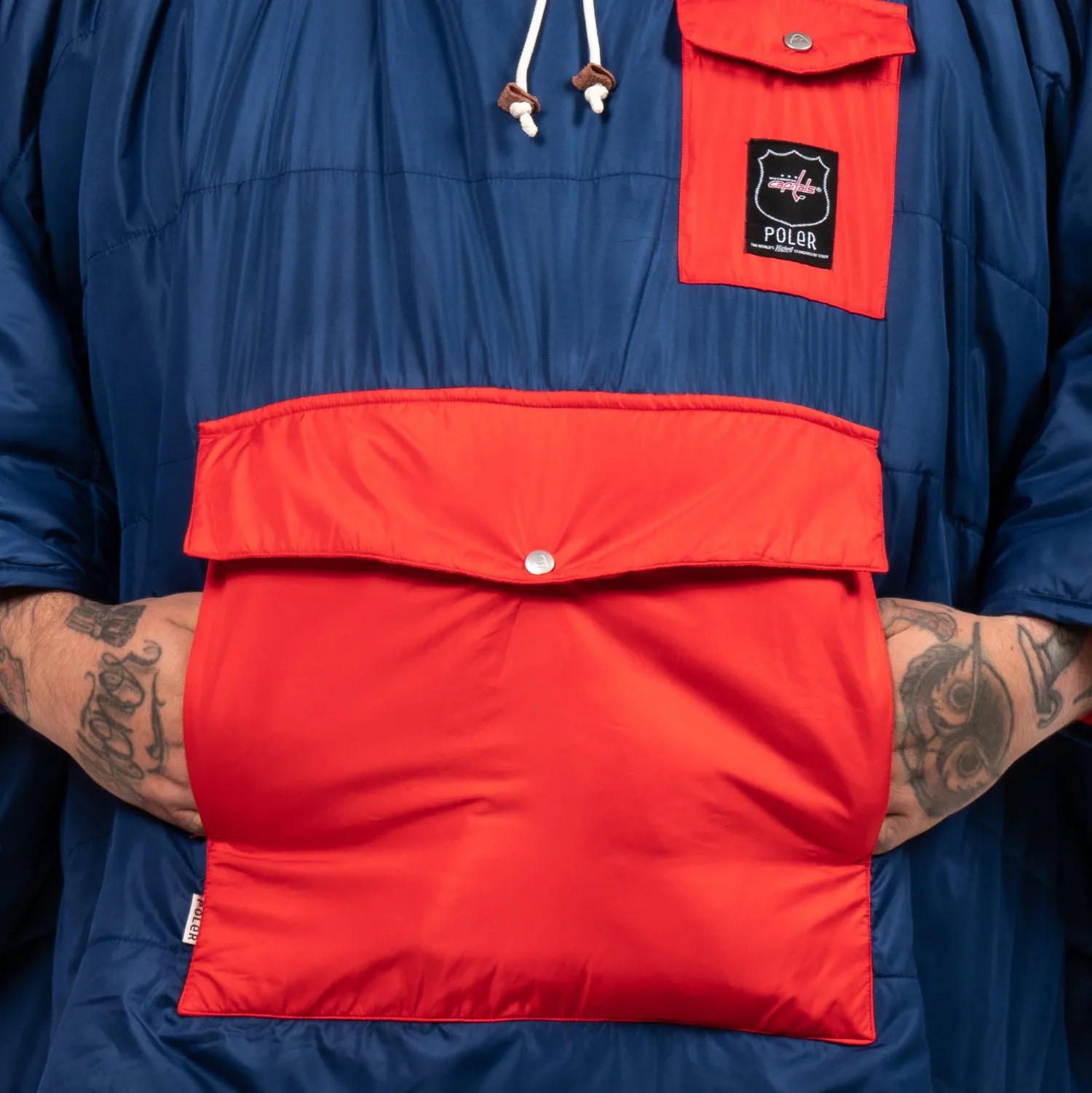 Poler Ponchos>Washington Capitals Poncho Assorted Colors